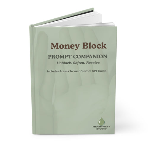 Money Block – Interactive Liberating Custom GPT Prompts, Journal & Reflection Guide Bundle