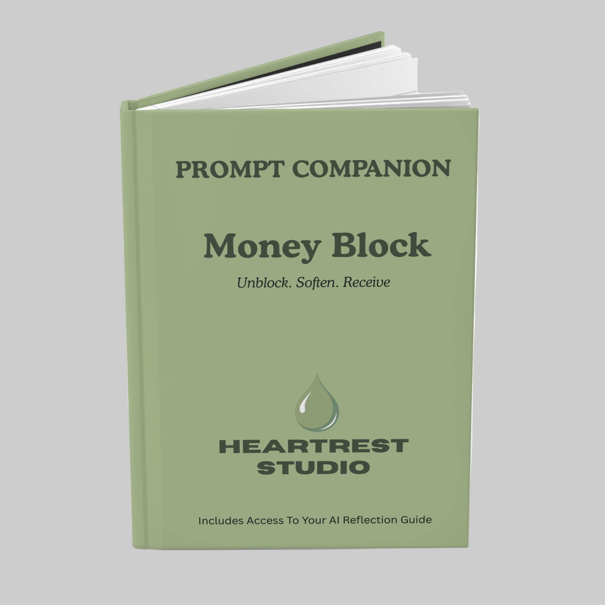 HeartRest: Money Block – Interactive AI Prompts, Journal & Reflection Guide Bundle