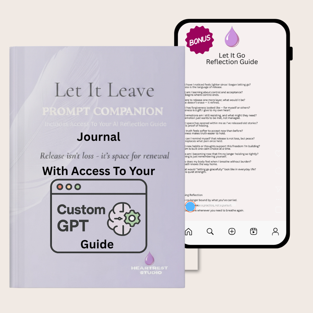 Let It Leave - Interactive Liberating Custom GPT Prompts, Journal & Reflection Guide Bundle