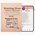 Starting Over — Interactive Liberating AI Prompts, Journal & Reflection Guide Bundle